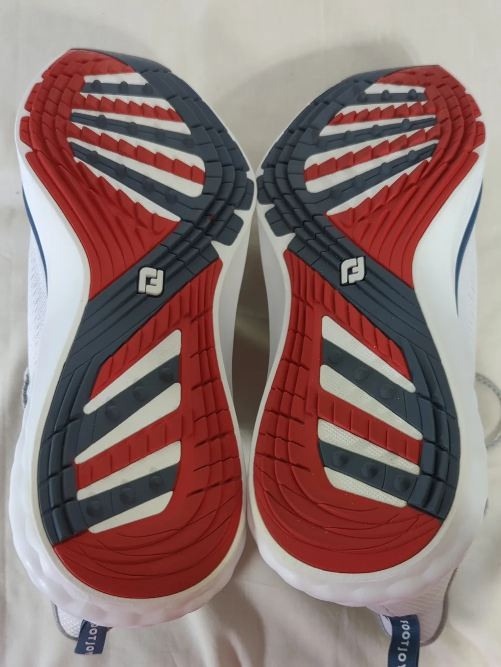 FootJoy Men's White and Blue Golf Ortholite Impressions Size 15M